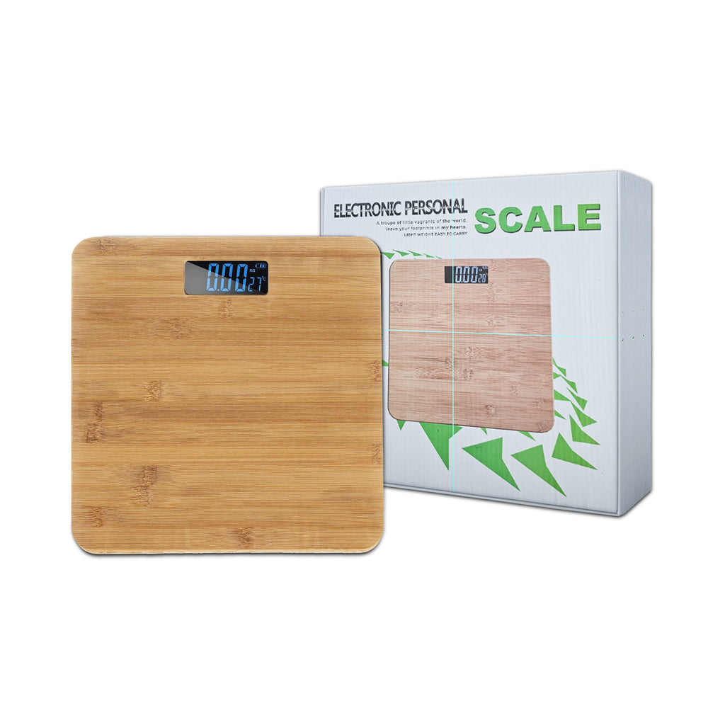 Wooden Digital Bathroom Weighing Scale ~5387