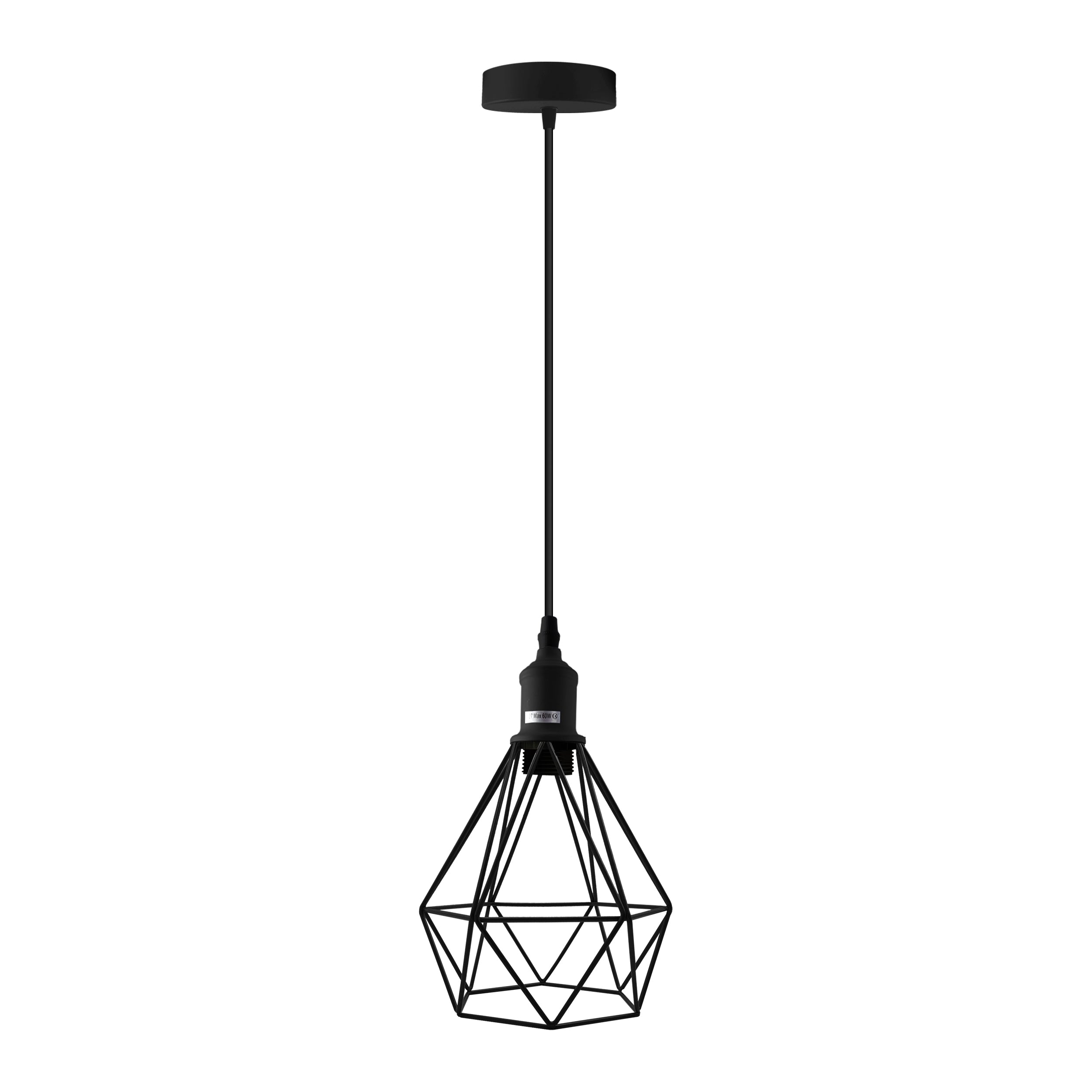 Industrial Metal Cage Ceiling Hanging Pendant Lights Lampshade ~5316