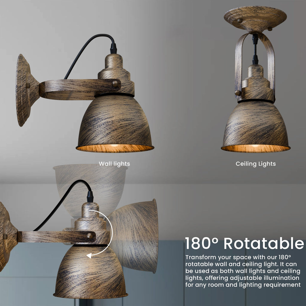 Retro Downwards Contemporary Wall Lights ~5526